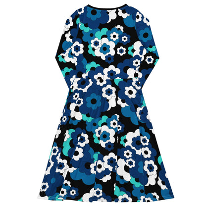 Midi Dress - ERICA blue