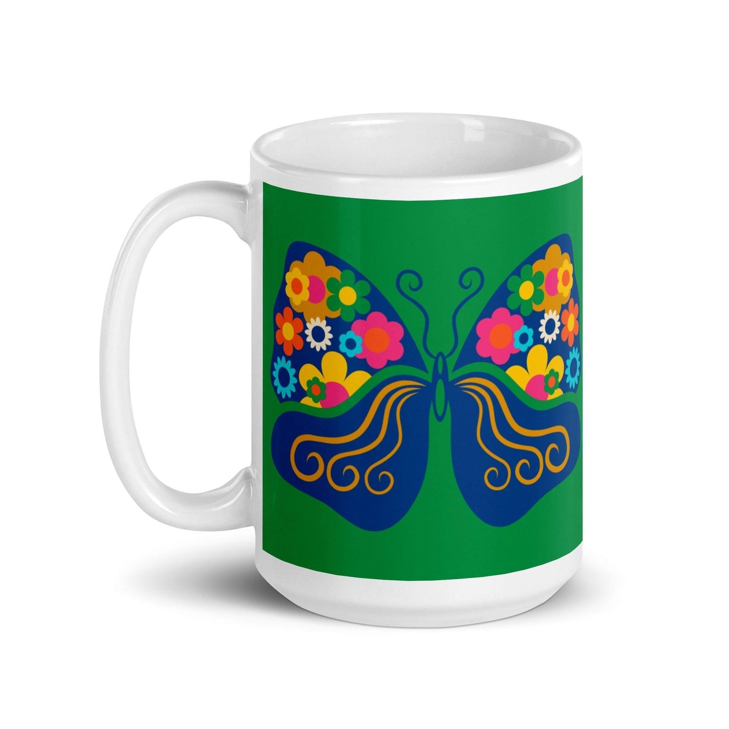 Mug - FAB FLOVERYFLY green