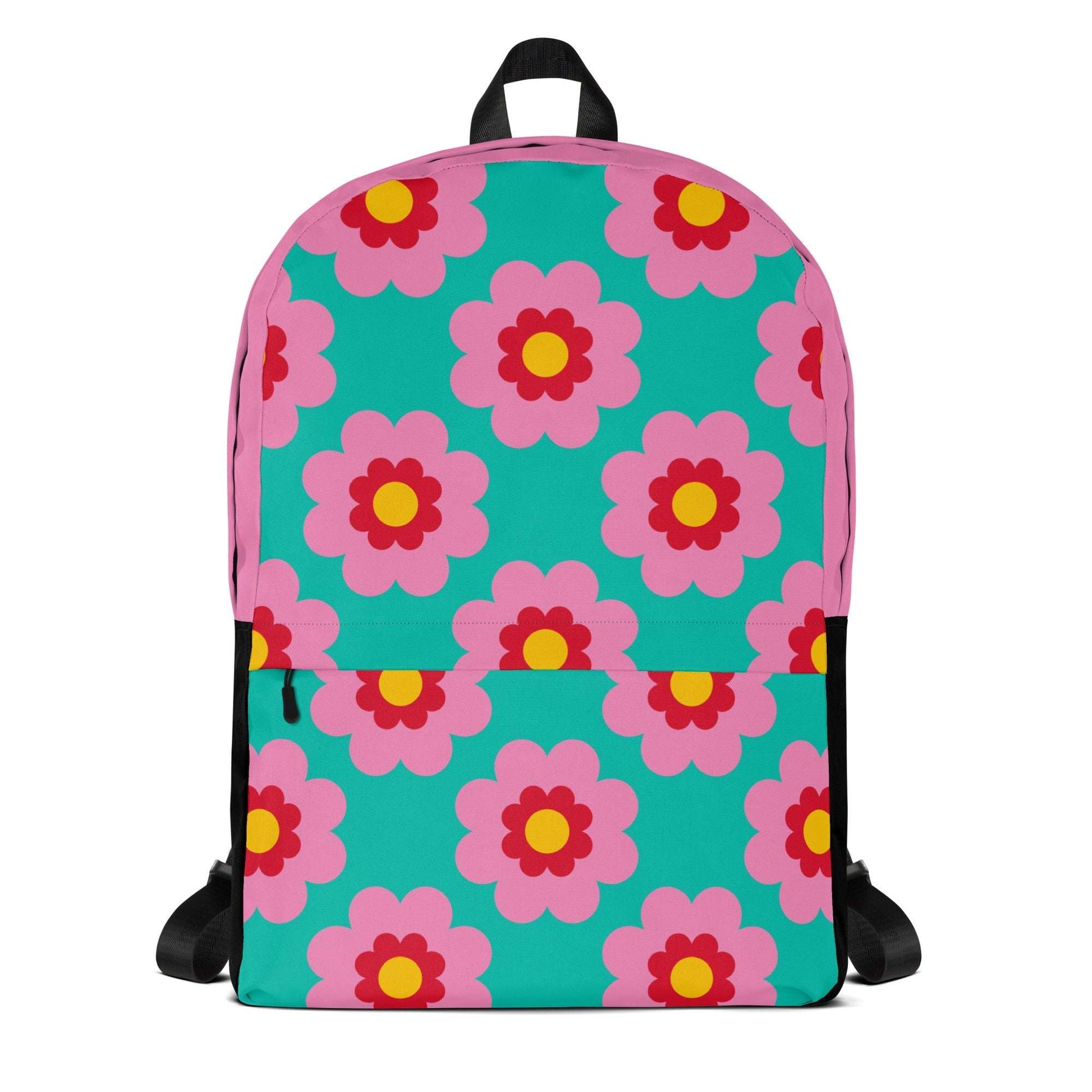 Backpack - FANCY BLOOM pink mint