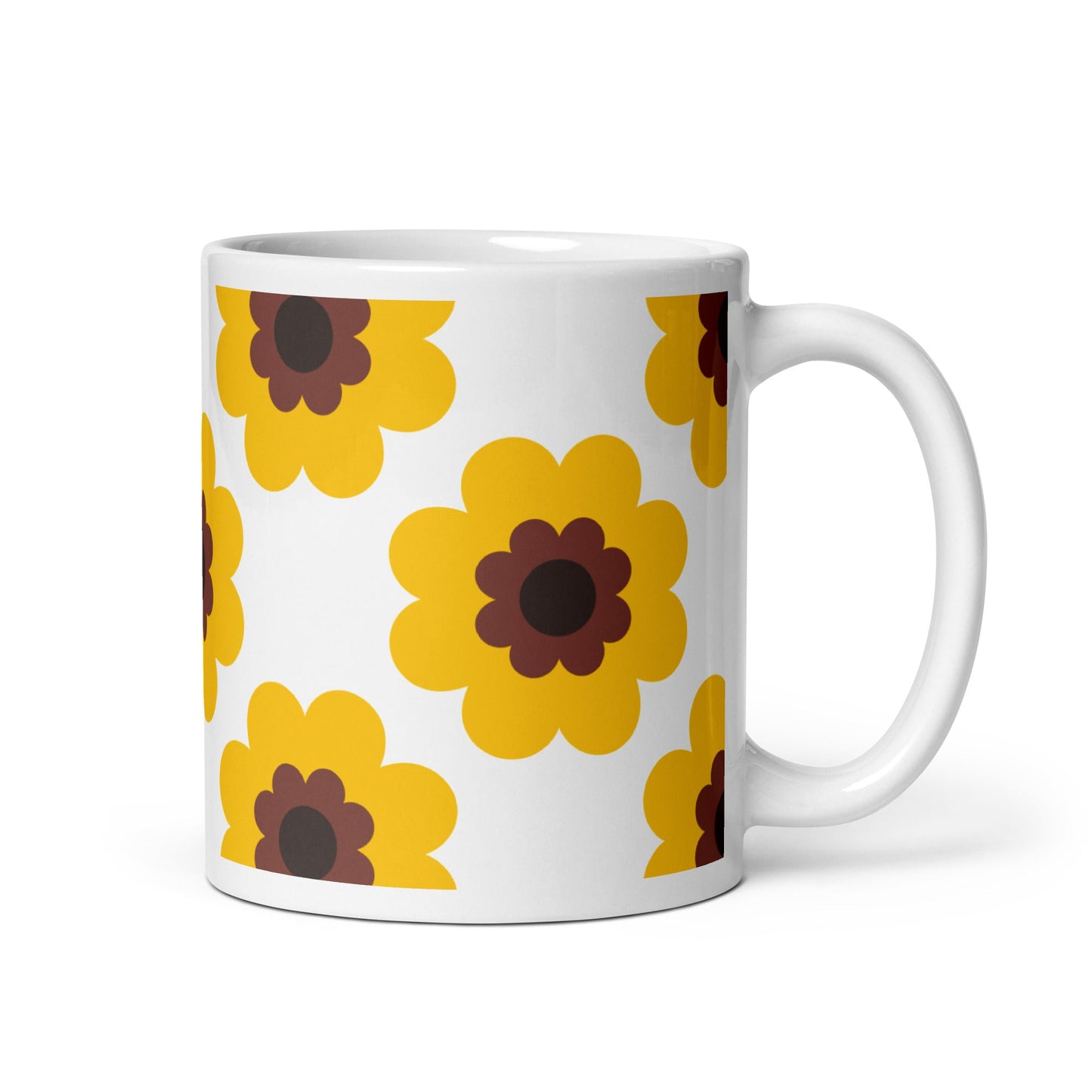 Mug - FANCY BLOOM yellow