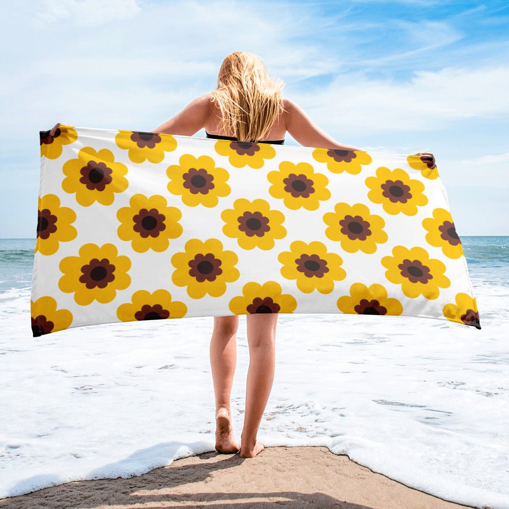 Towel - FANCY BLOOM yellow
