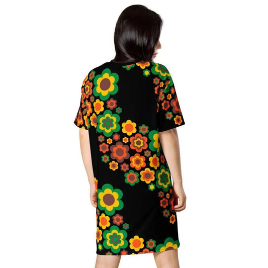 T-Shirt Dress - FLORA FOREVER retro