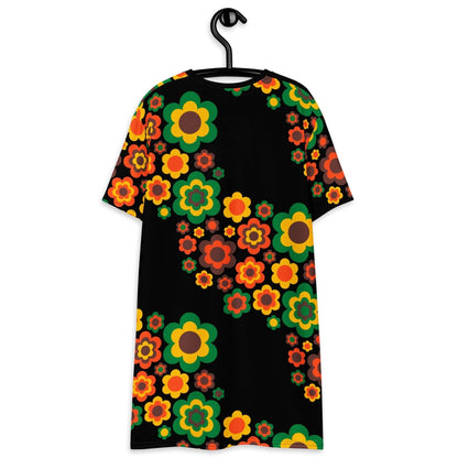 T-Shirt Dress - FLORA FOREVER retro