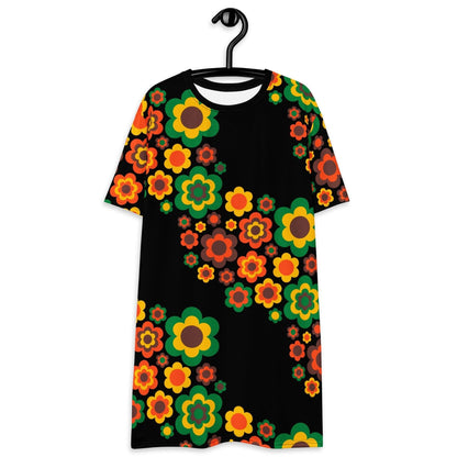 T-Shirt Dress - FLORA FOREVER retro