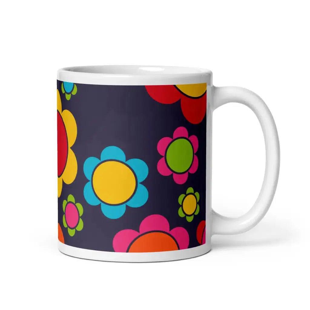 Mug - FLORA PEACE dark blue