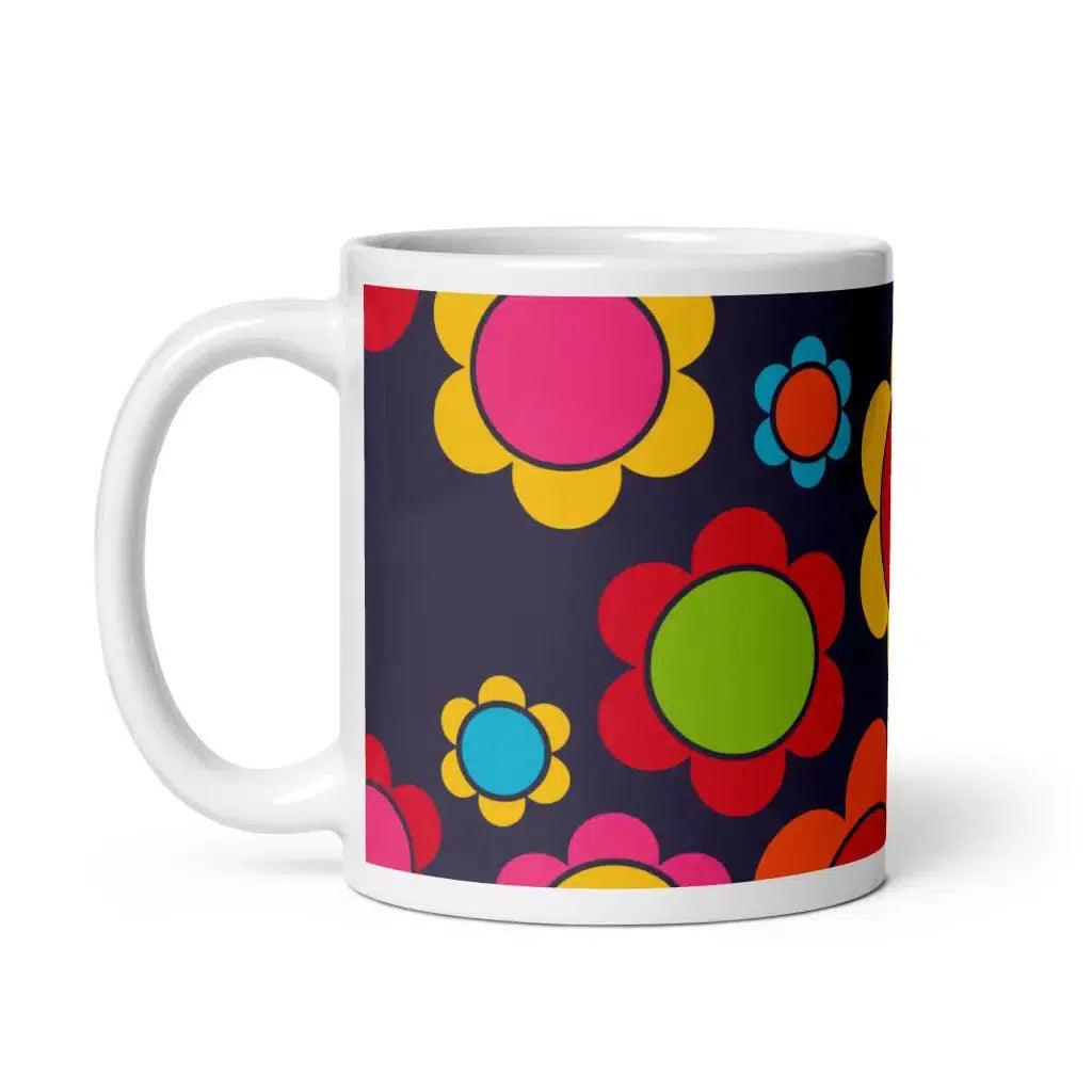 Mug - FLORA PEACE dark blue