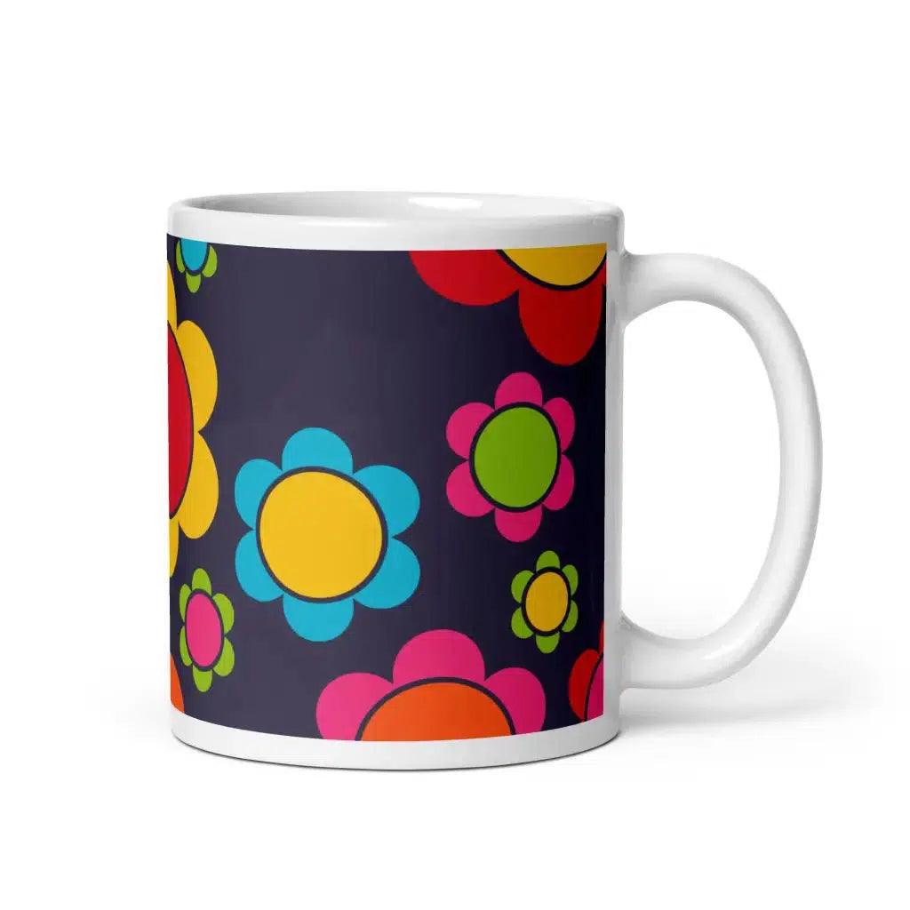 Mug - FLORA PEACE dark blue