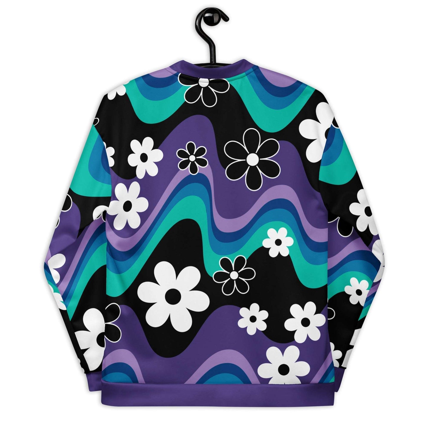 Bomber Jacket - FLORA RAVE purple