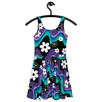 Skater Dress - FLORA RAVE purple