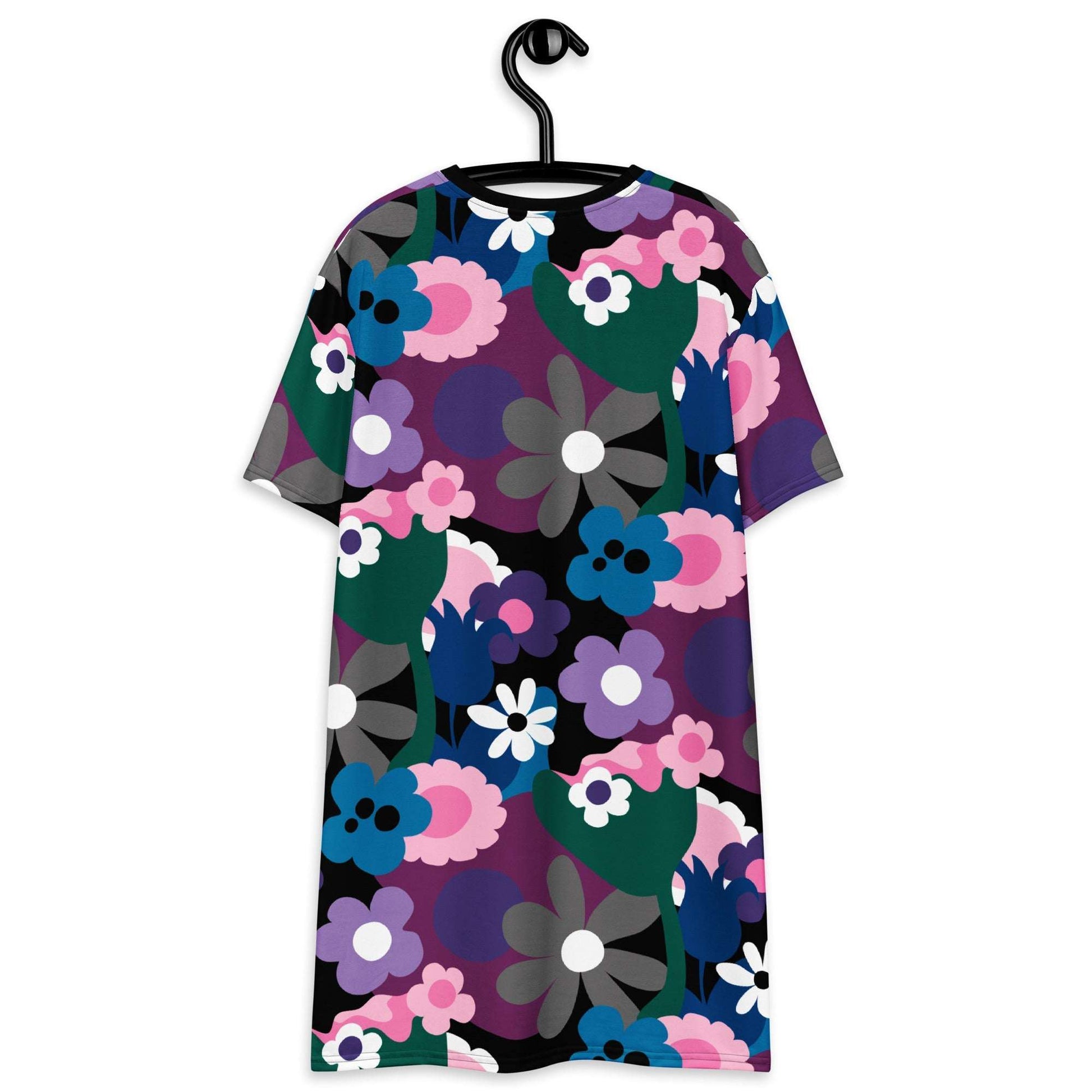 T-Shirt Dress - FLORALEI cool