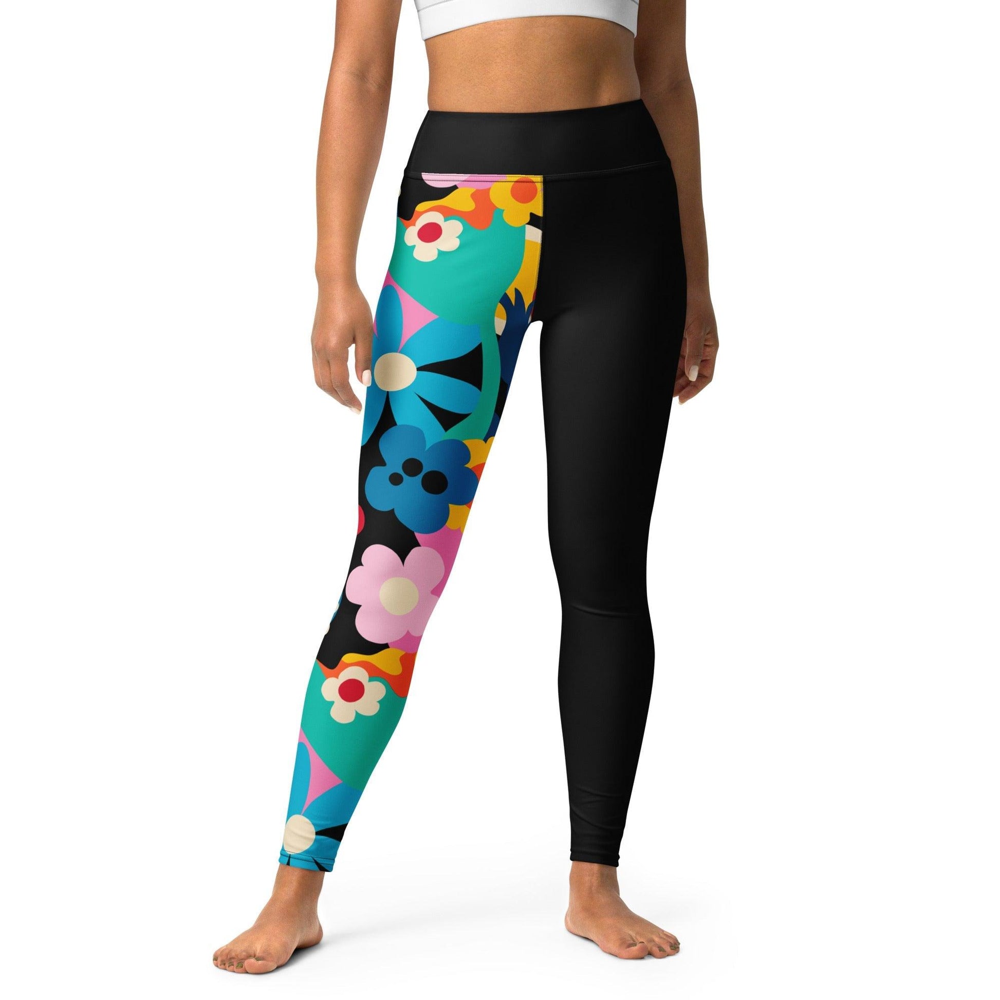 Yoga Leggings - FLORALEI