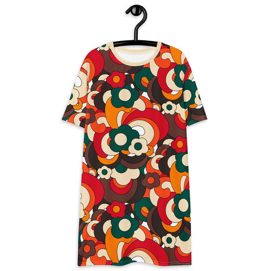 T-Shirt Dress - FLORENCE retro