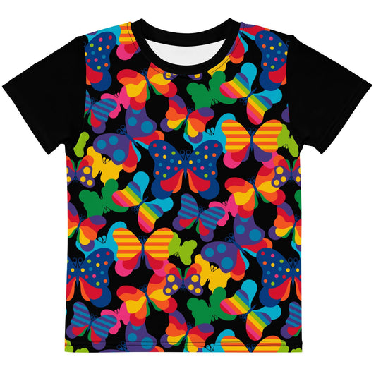 Kids' T-Shirt - FLYRAVE black
