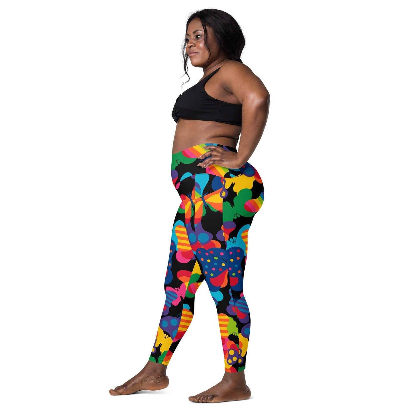 Leggings With Pockets - FLYRAVE black