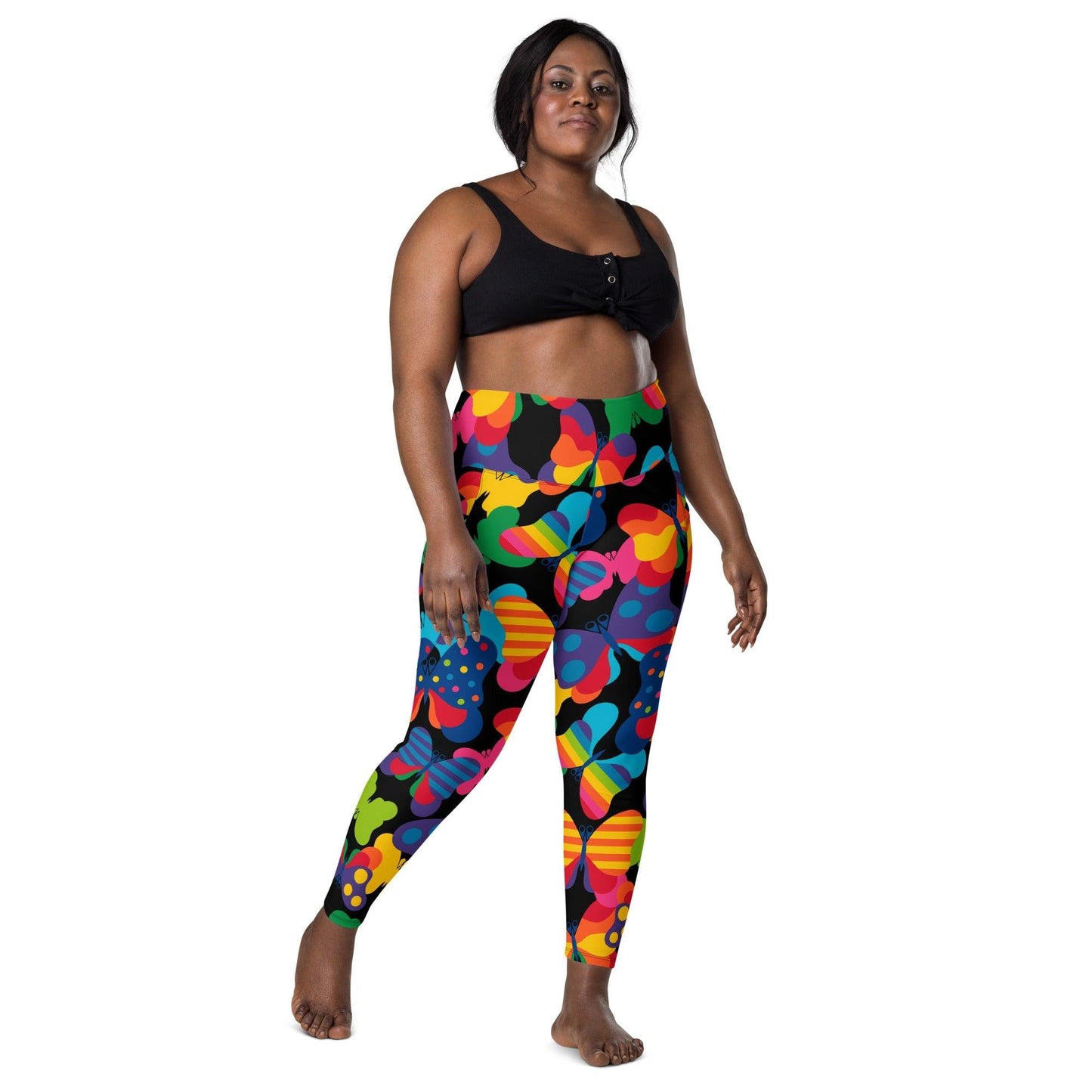 Leggings With Pockets - FLYRAVE black