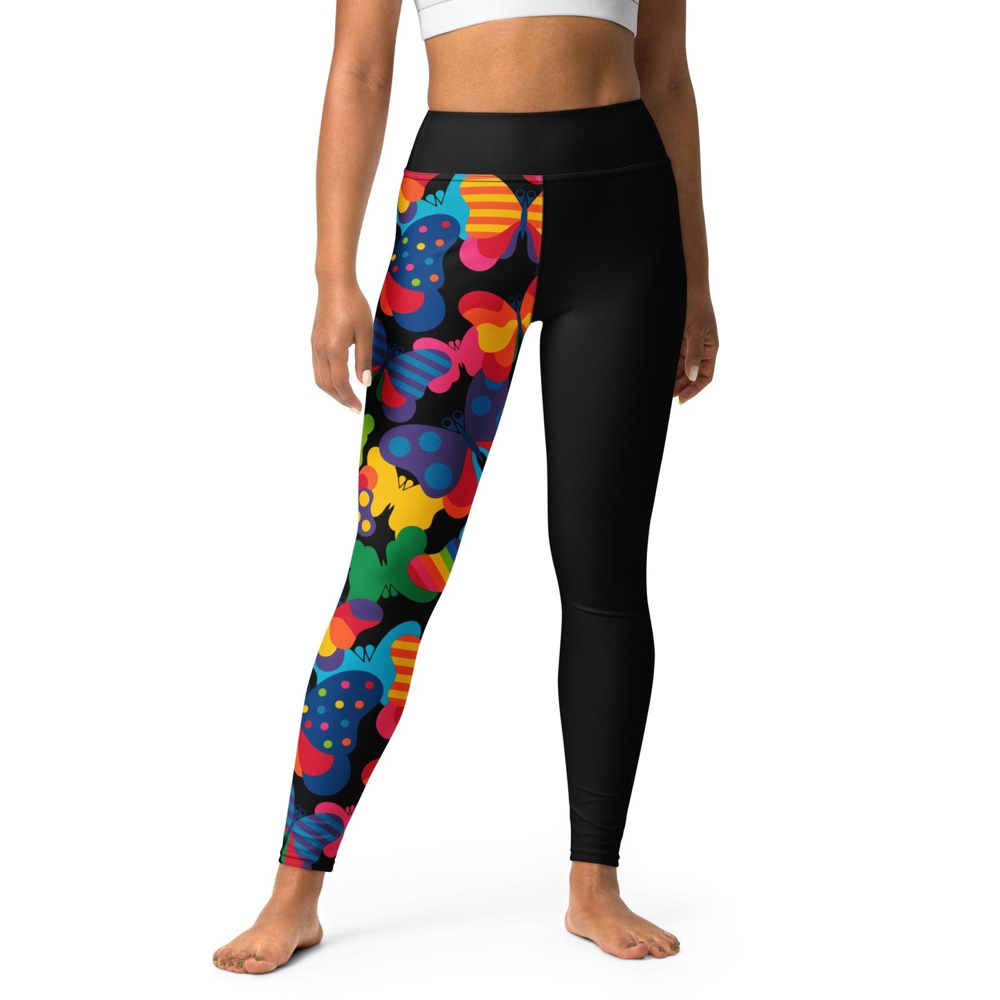 Yoga Leggings - FLYRAVE black