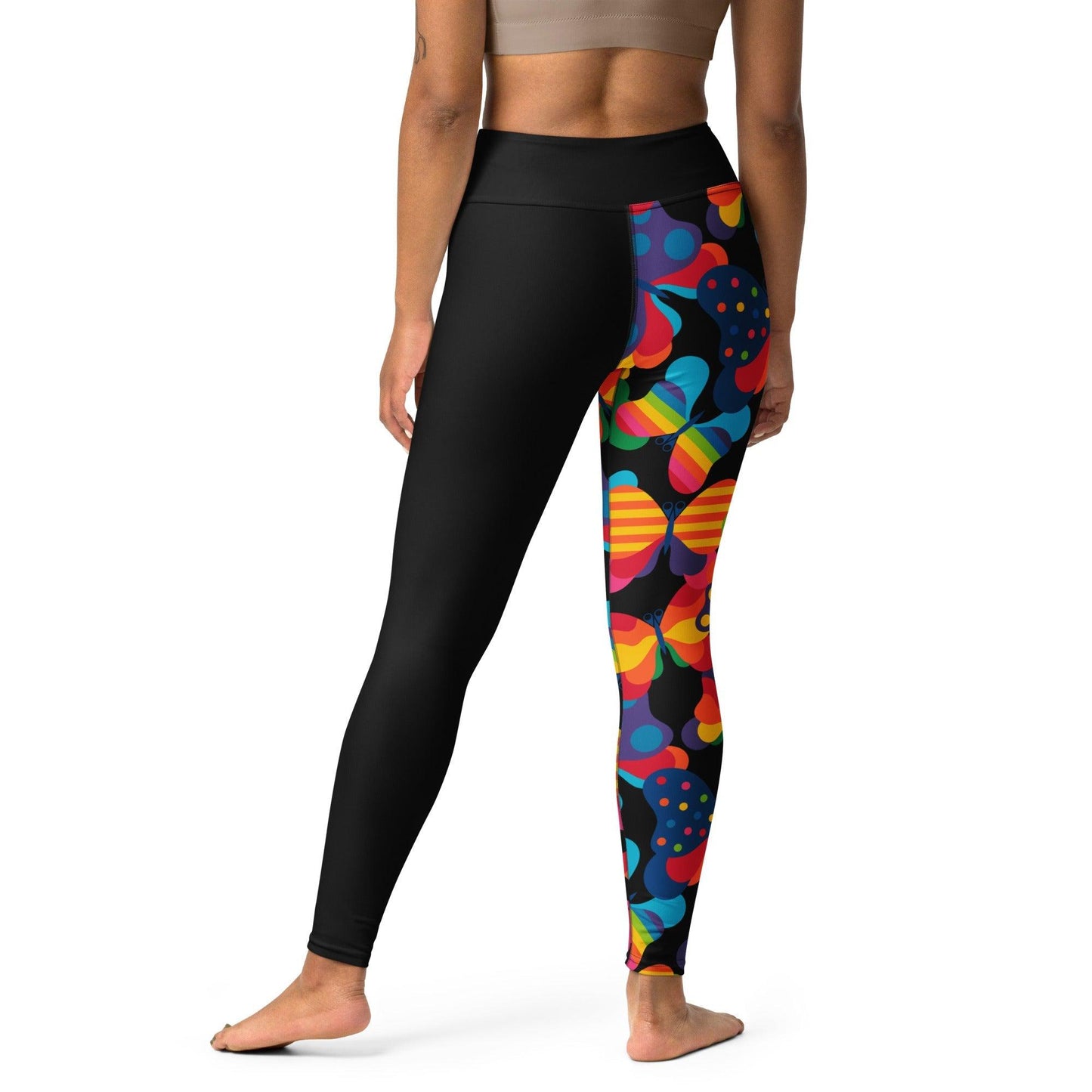 Yoga Leggings - FLYRAVE black