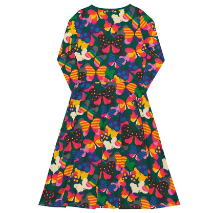 Midi Dress - FLYRAVE green