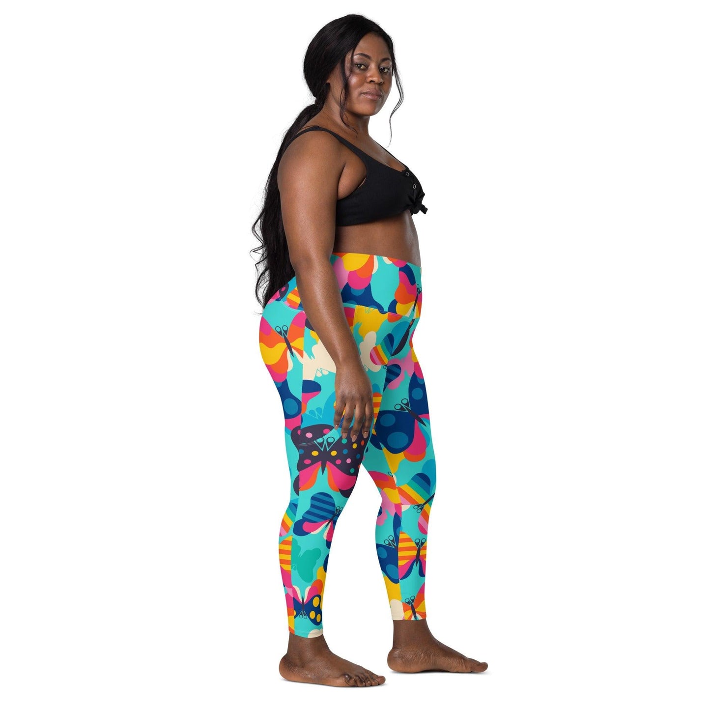 Leggings With Pockets - FLYRAVE turquoise