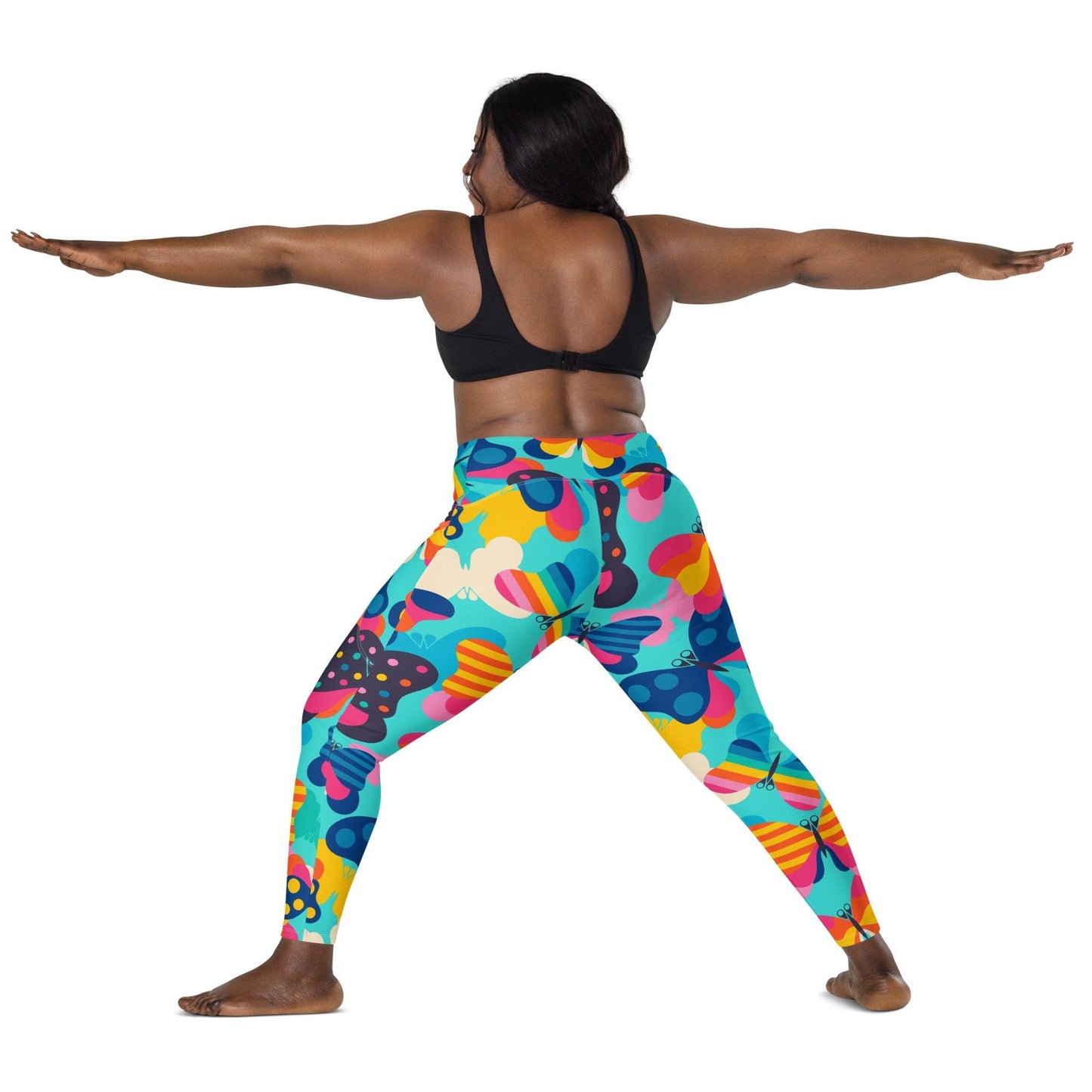 Leggings With Pockets - FLYRAVE turquoise