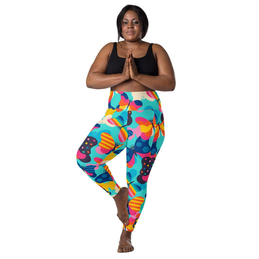 Leggings With Pockets - FLYRAVE turquoise