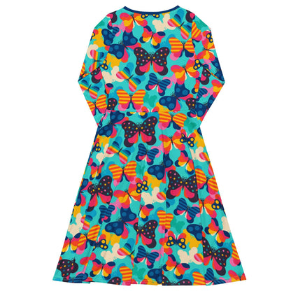 Midi Dress - FLYRAVE turquoise