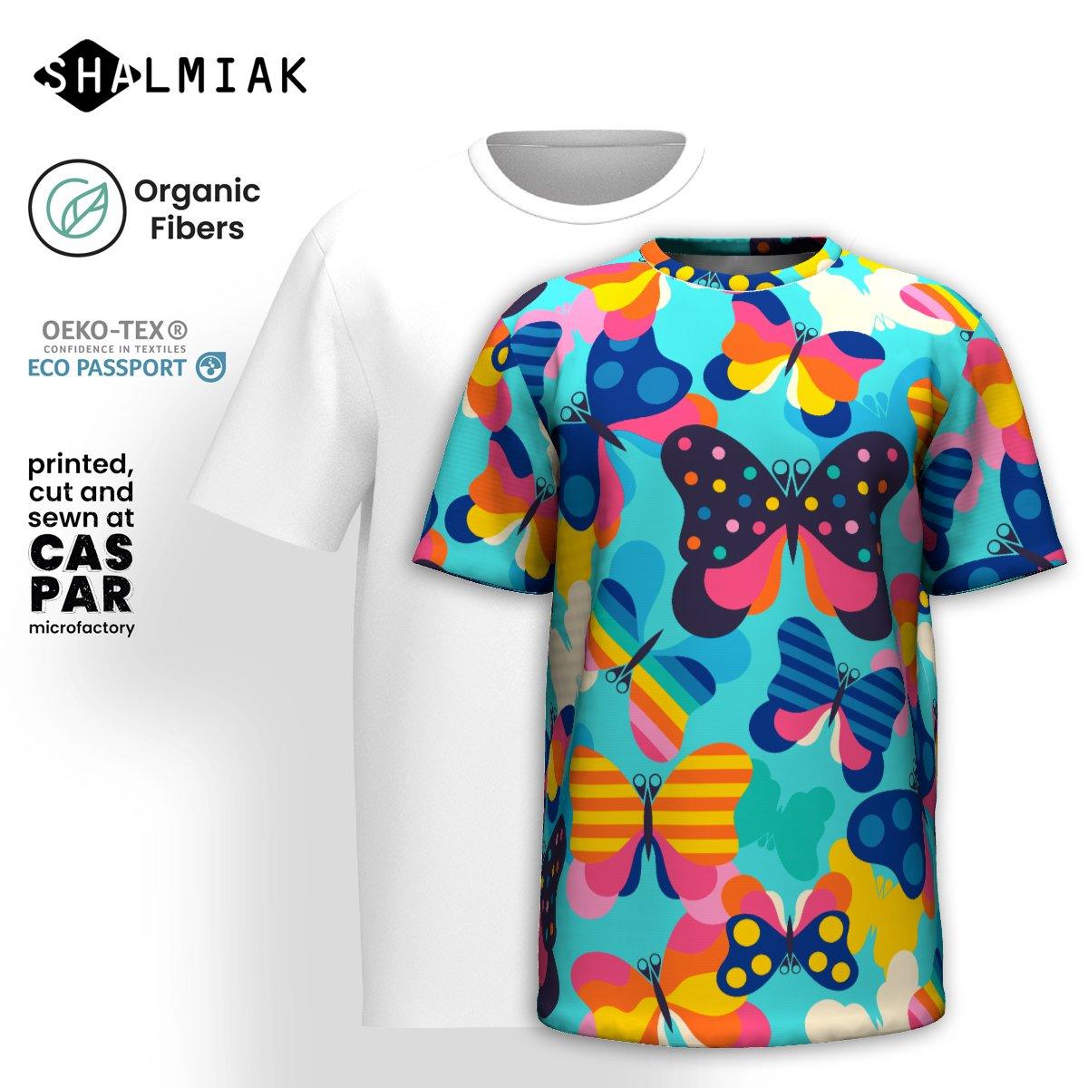 Organic Cotton T-Shirt - FLYRAVE turquoise