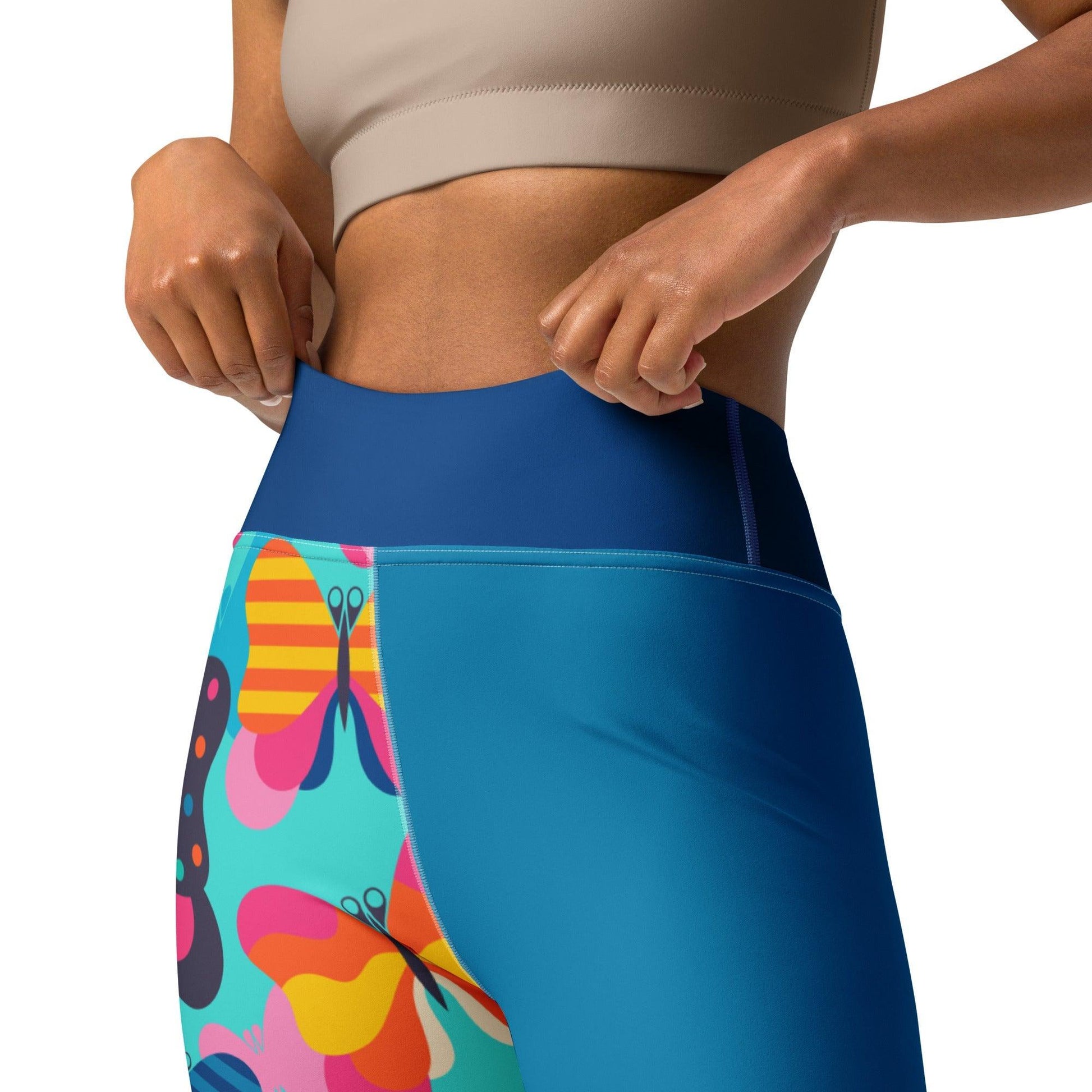 Yoga Leggings - FLYRAVE turquoise