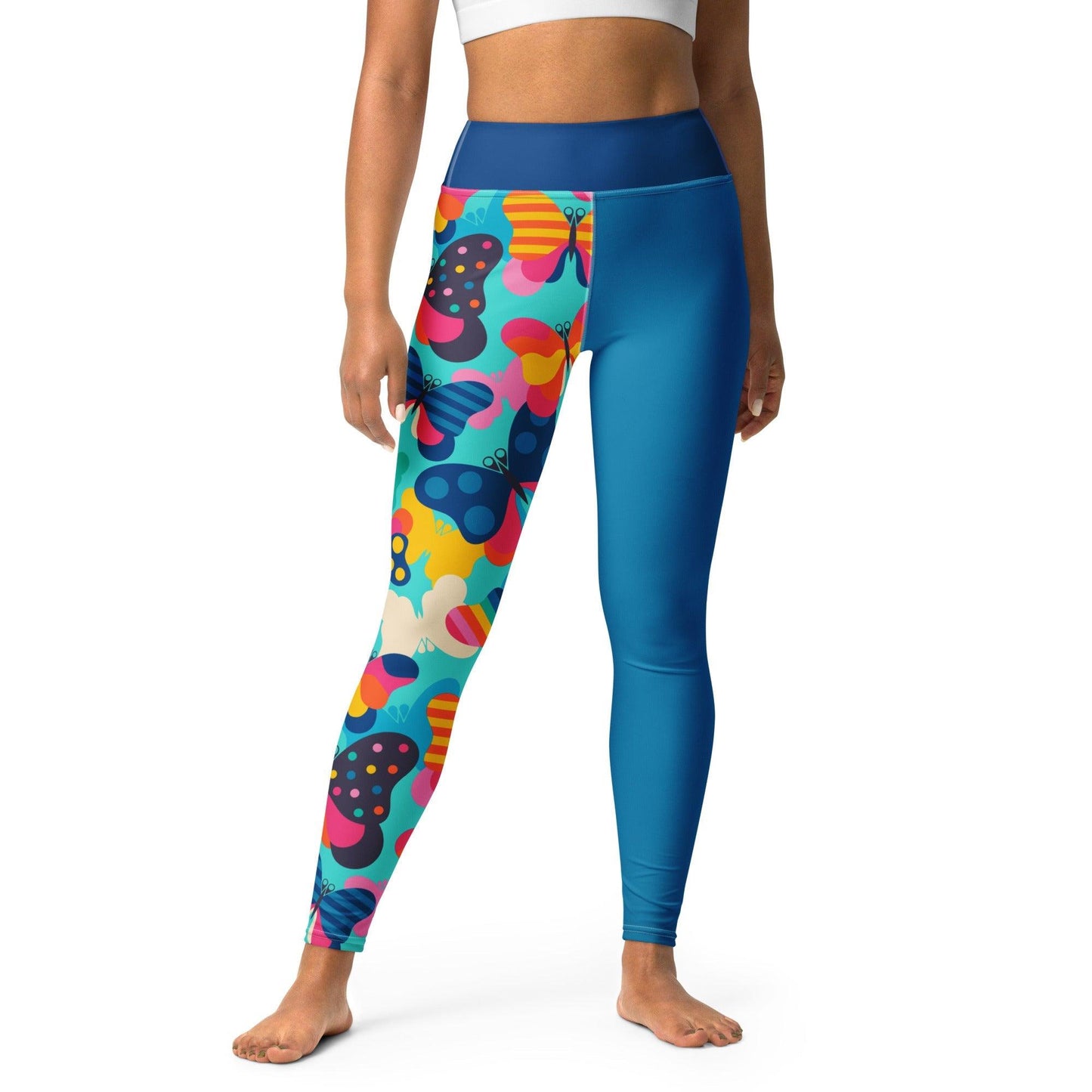Yoga Leggings - FLYRAVE turquoise