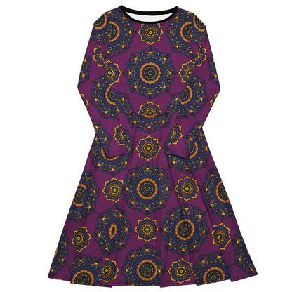 Midi Dress - FOREVERMORE plum