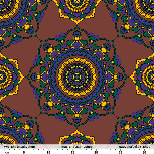 Fabric - FOREVERMORE purple brown