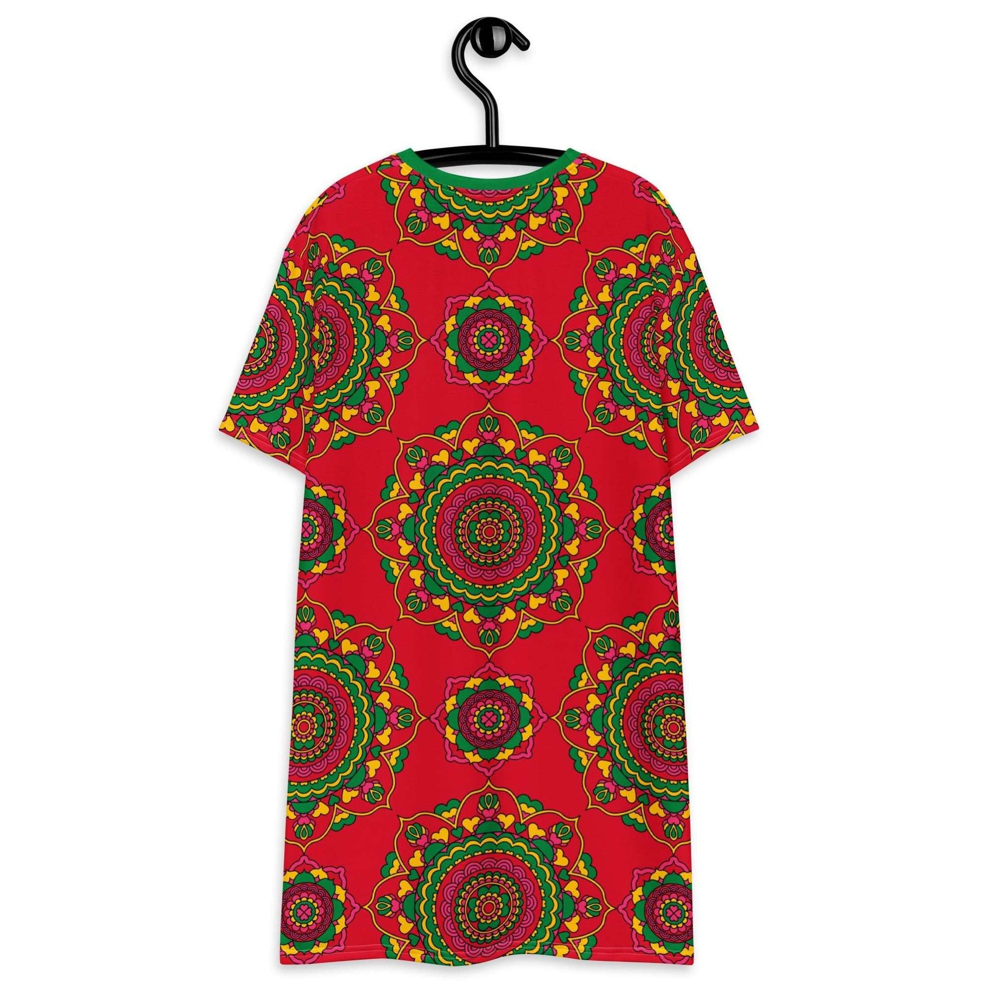 T-Shirt Dress - FOREVERMORE red
