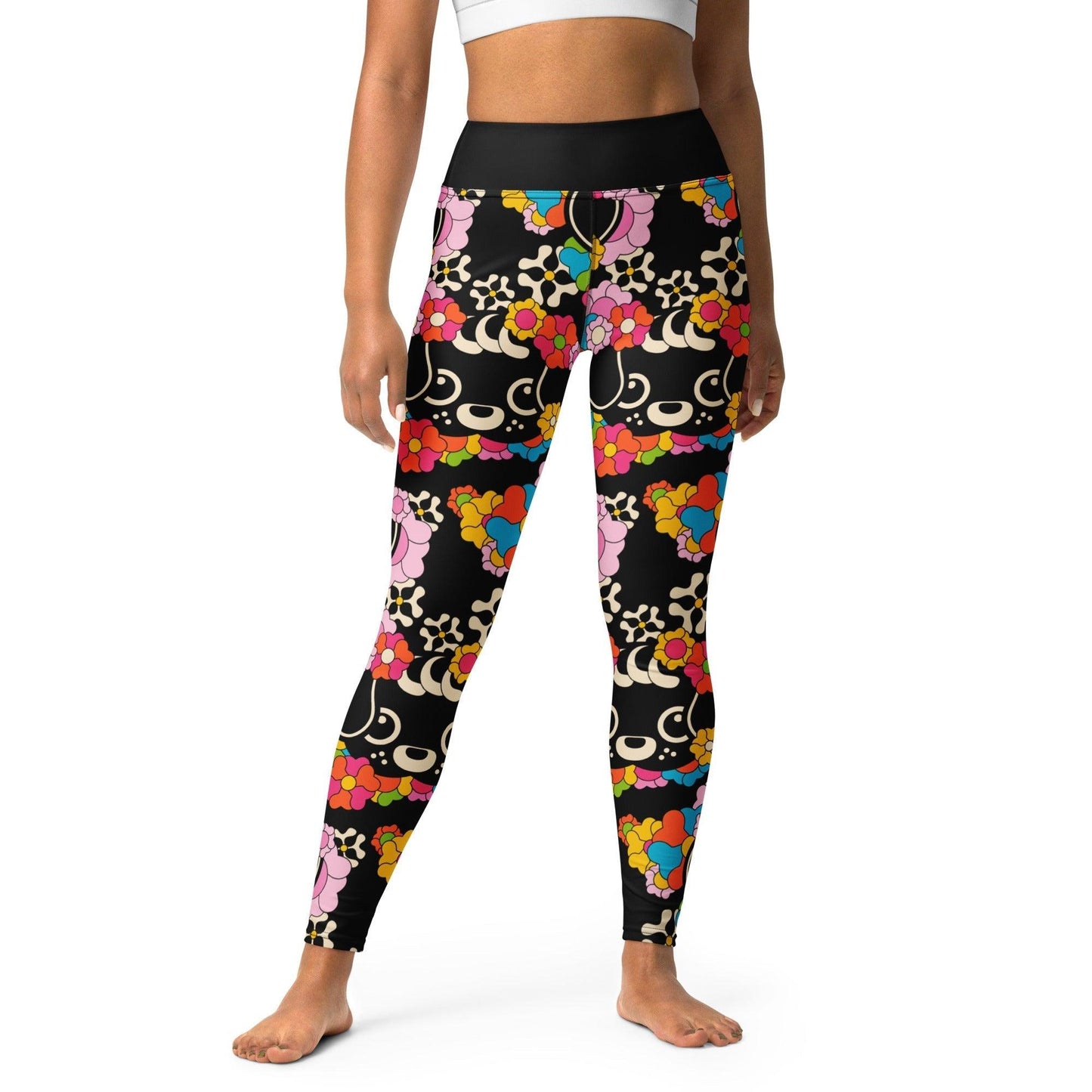 Yoga Leggings -2- FUNKYPUP black