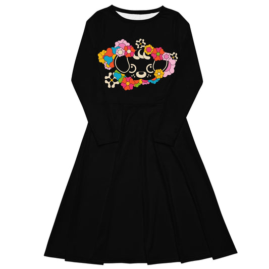 Midi Dress - FUNKYPUP black (pup)