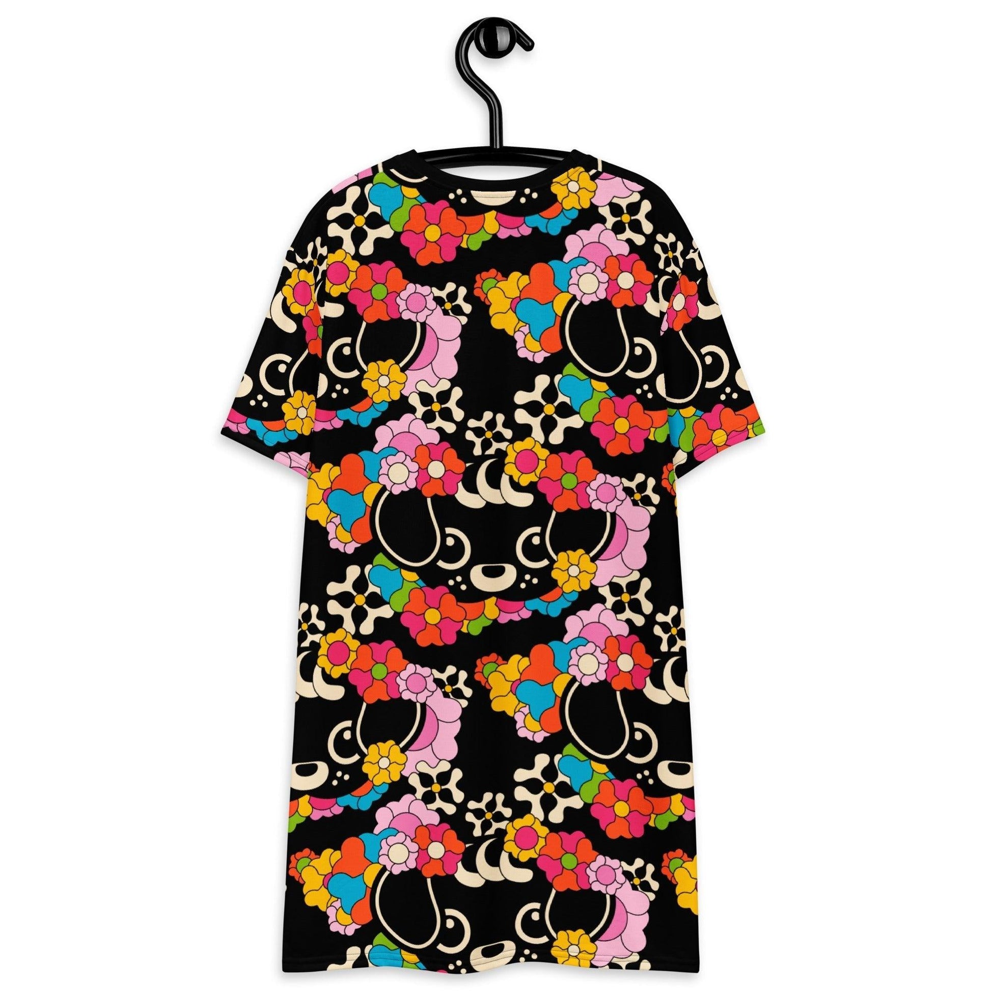 T-Shirt Dress - FUNKYPUP black
