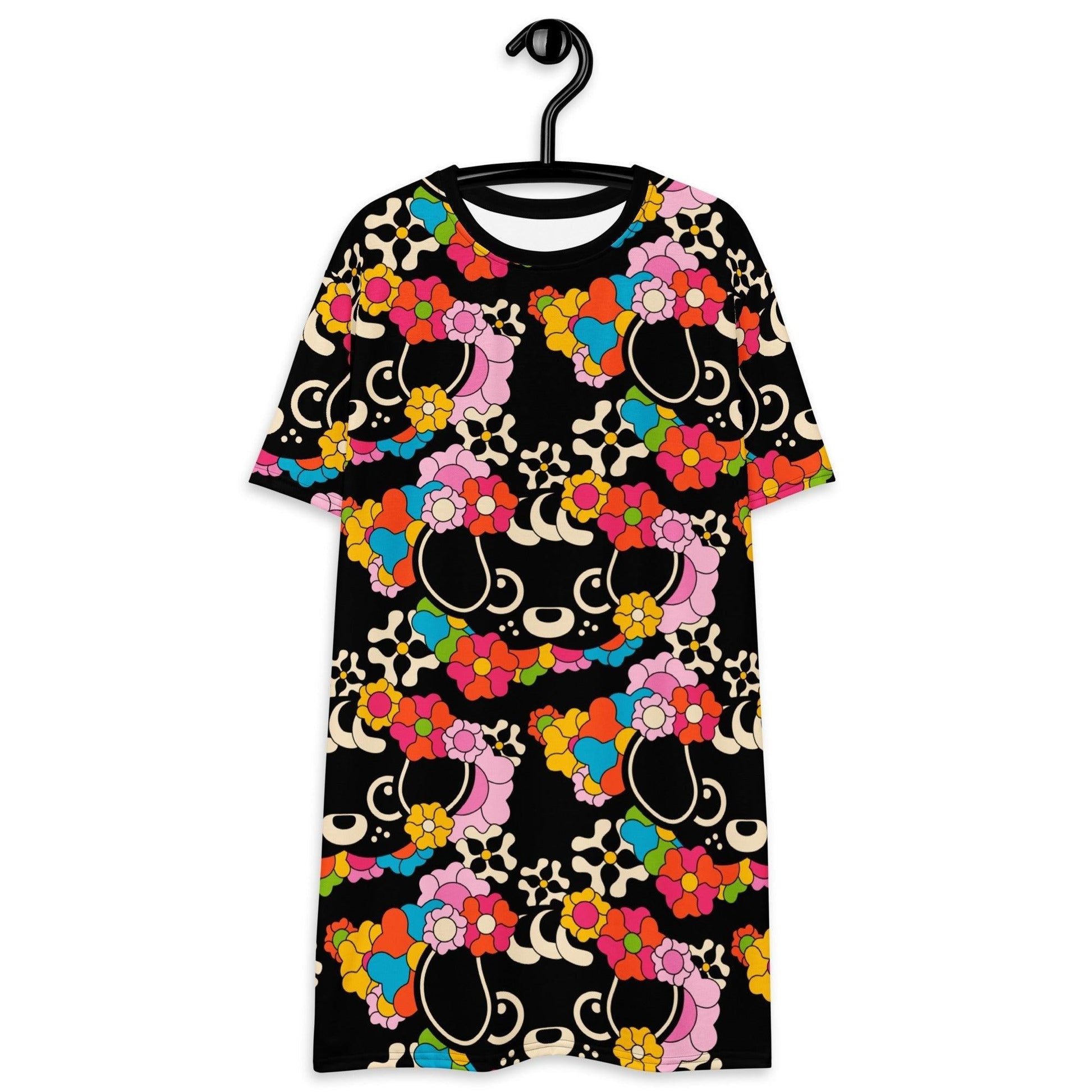 T-Shirt Dress - FUNKYPUP black
