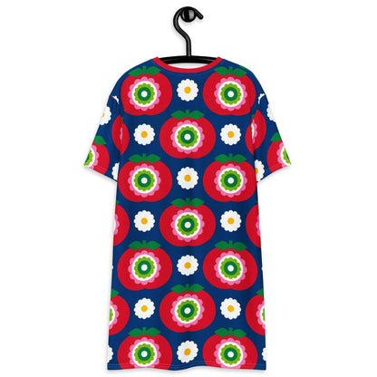 T-Shirt Dress - GRAND APPLE blue