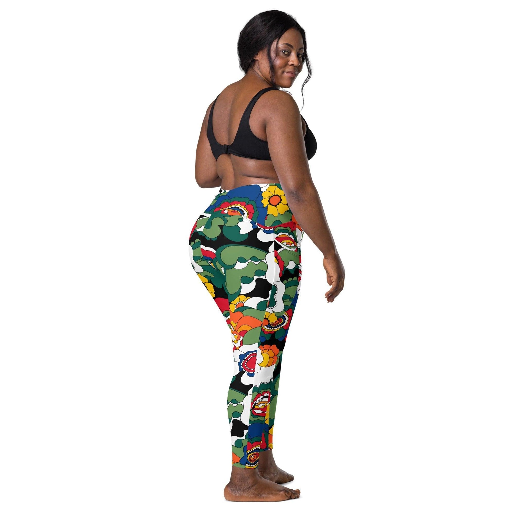 Leggings With Pockets - GROOVY KURBITS black