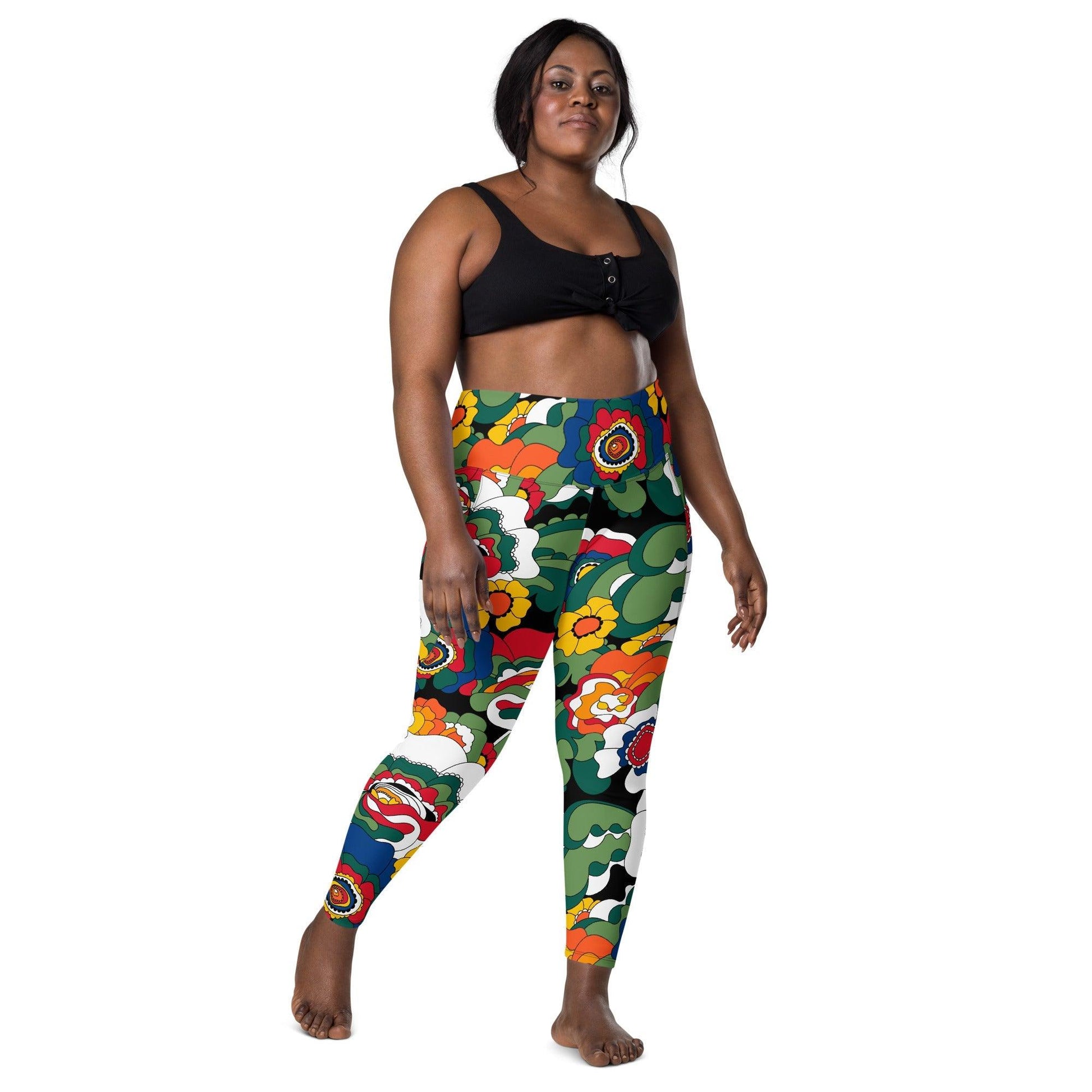 Leggings With Pockets - GROOVY KURBITS black