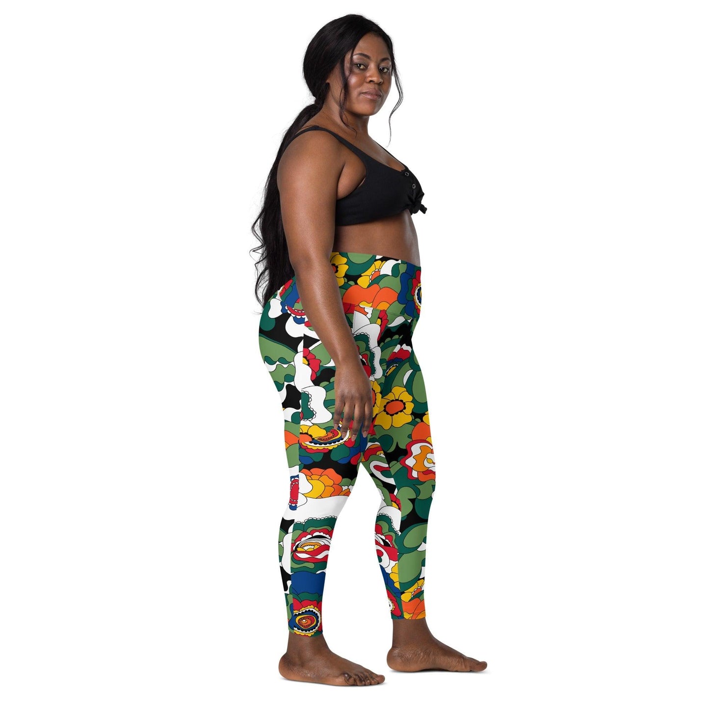 Leggings With Pockets - GROOVY KURBITS black