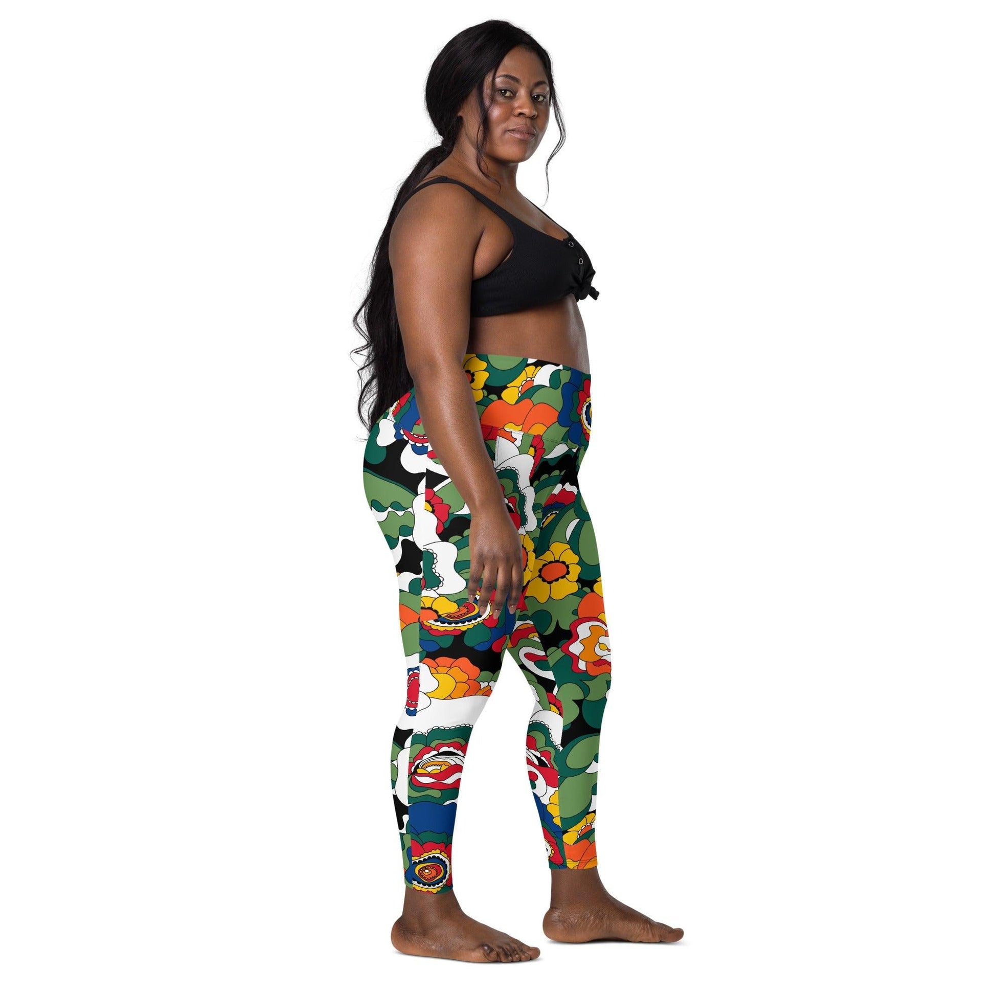 Leggings With Pockets - GROOVY KURBITS black