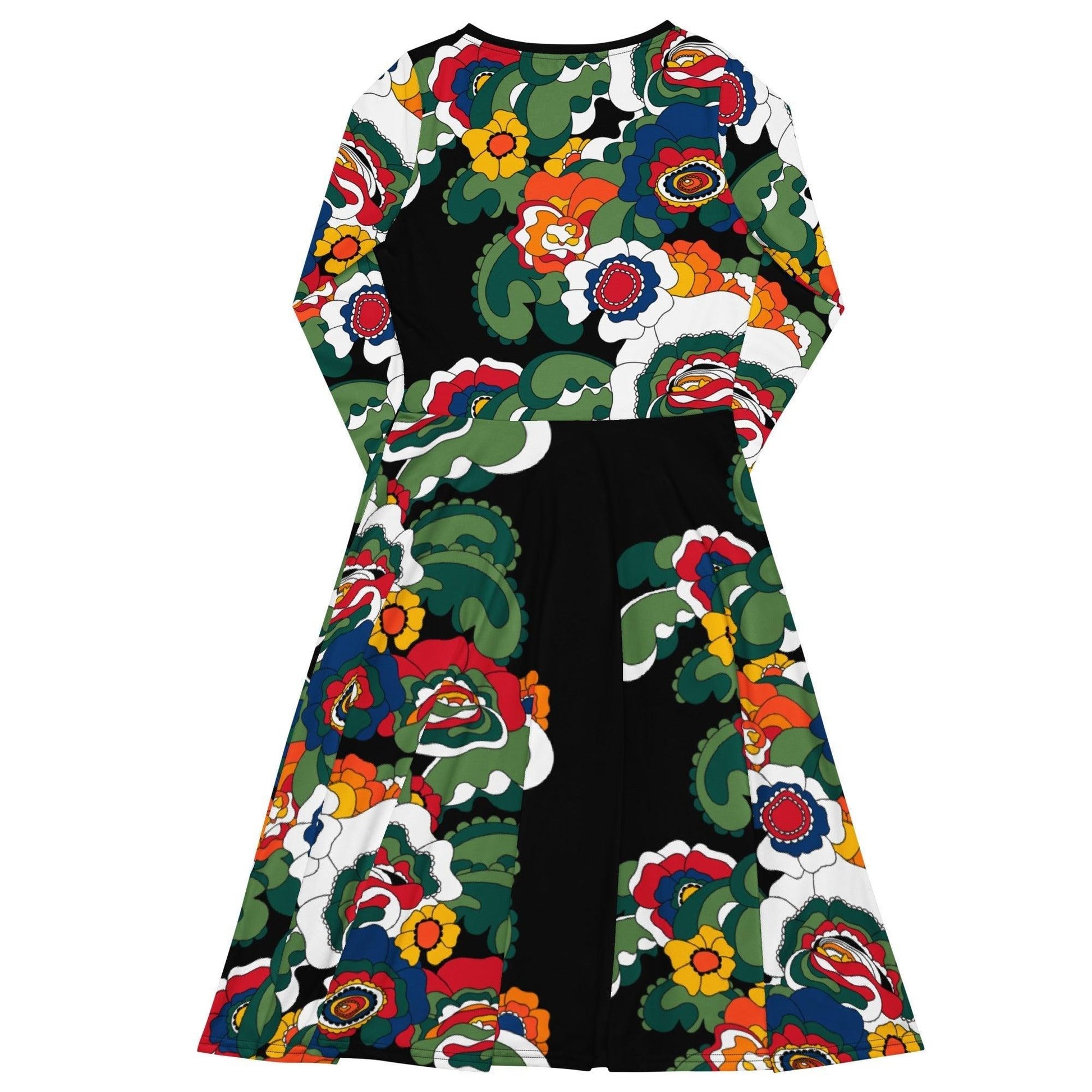 Midi Dress - GROOVY KURBITS black