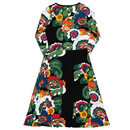 Midi Dress - GROOVY KURBITS black