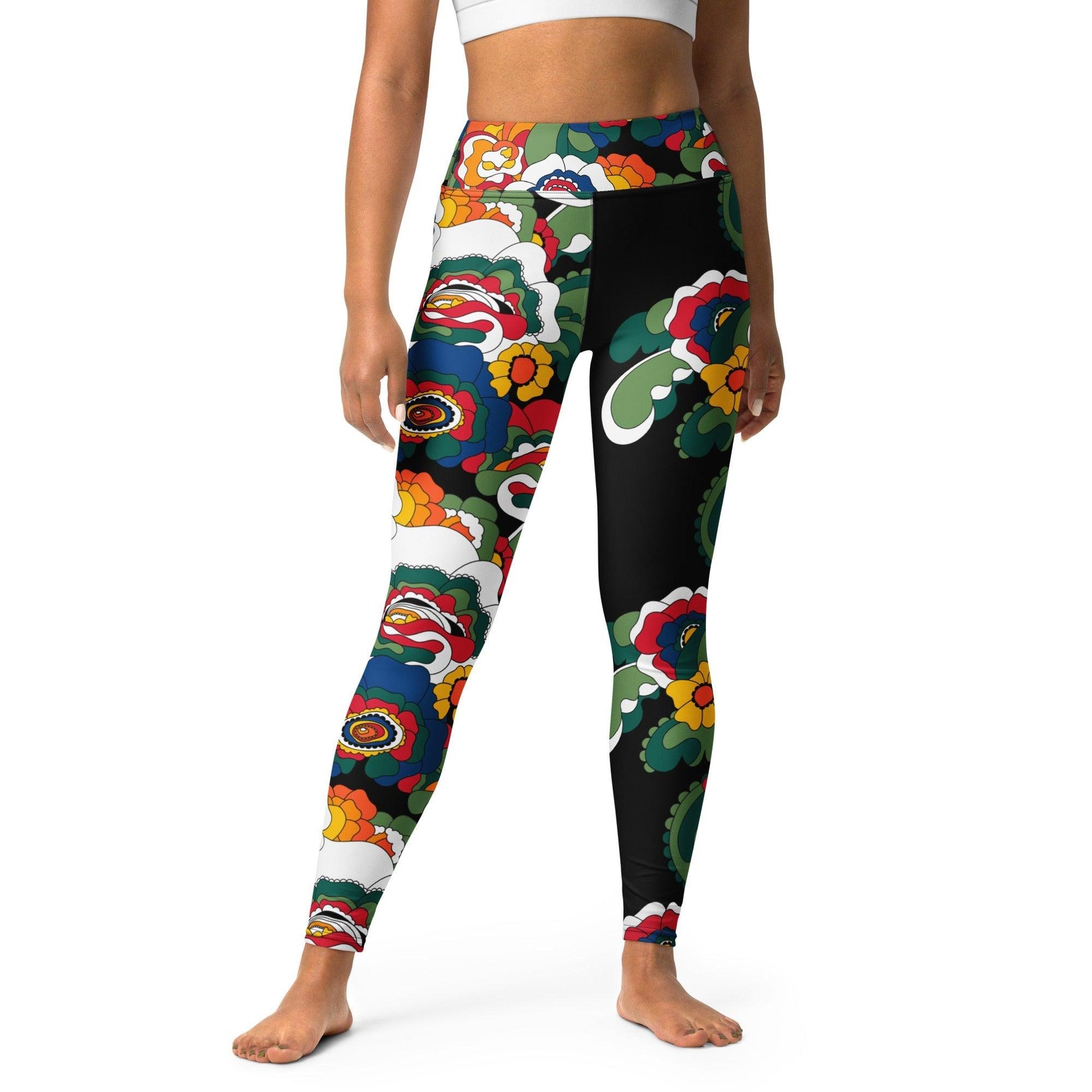 Yoga Leggings - GROOVY KURBITS black