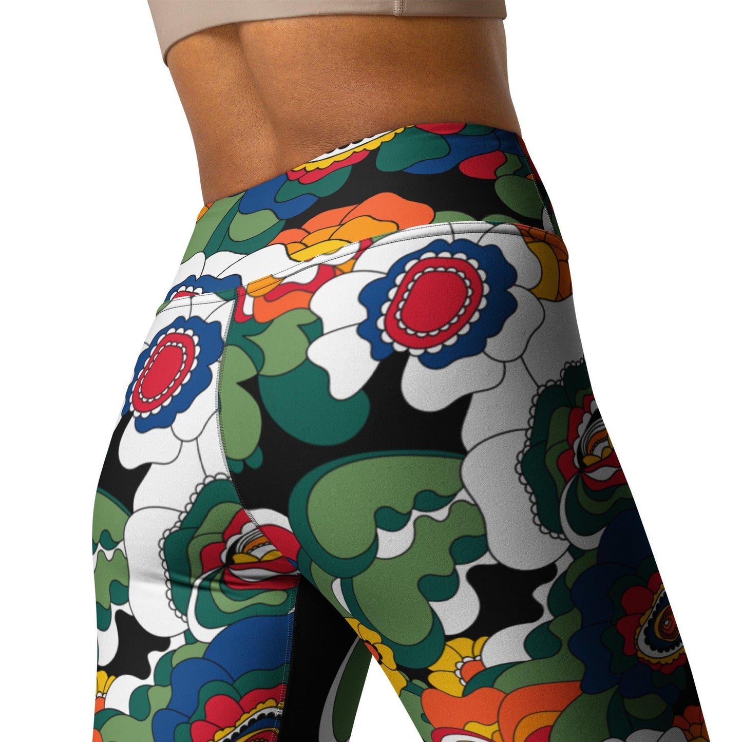 Yoga Leggings - GROOVY KURBITS black