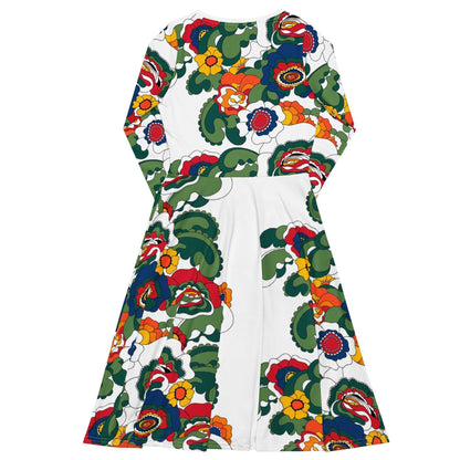 Midi Dress - GROOVY KURBITS white