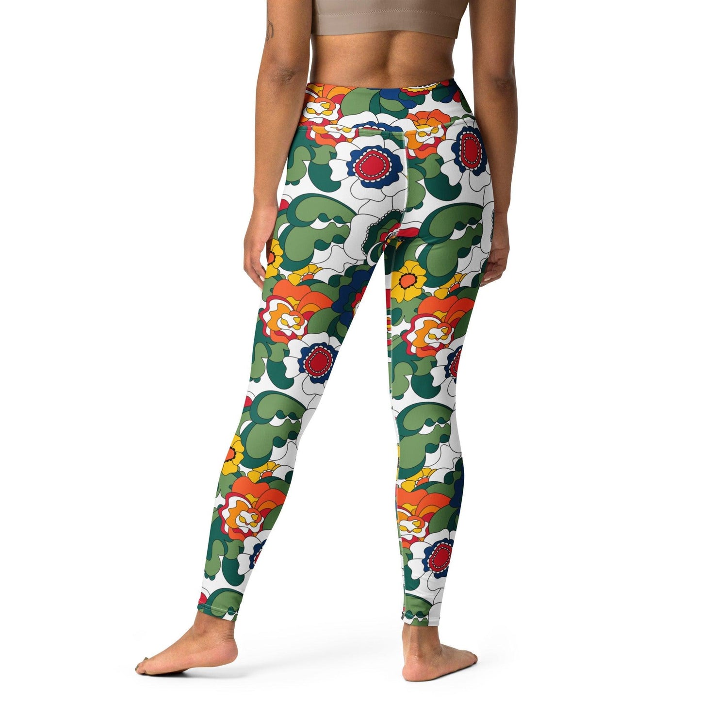 Yoga Leggings - GROOVY KURBITS white