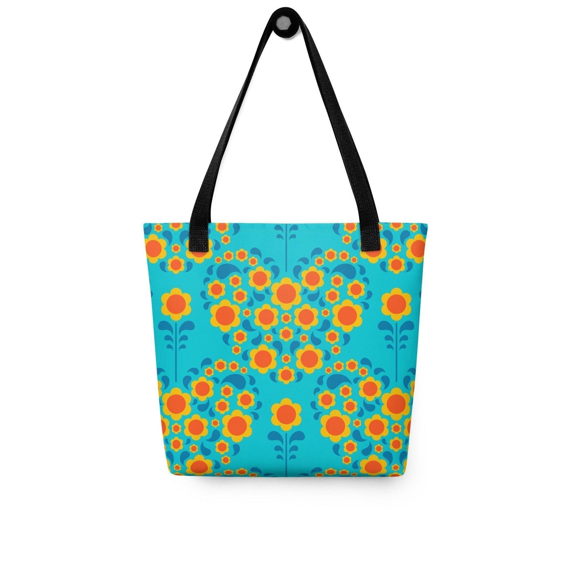 Tote Bag - HEARTBEAT orange blue