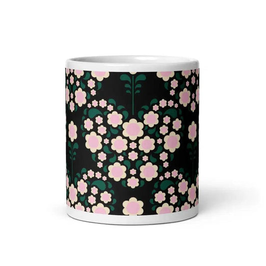 Mug - HEARTBEAT pink black