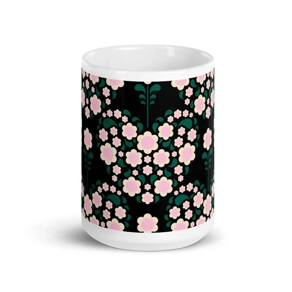 Mug - HEARTBEAT pink black